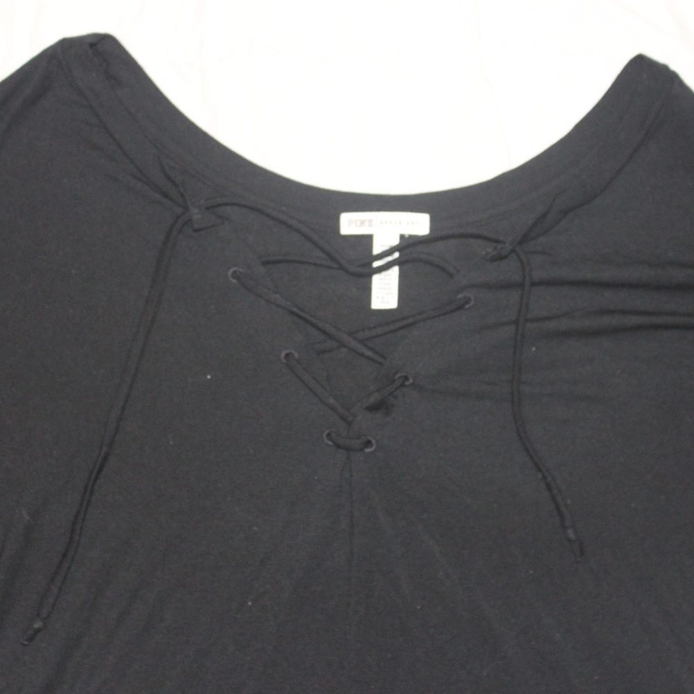 Lace-Up Victoria's Secret Long Sleeve Top